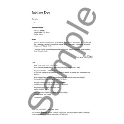 Tarik O'Regan: Jubilate Deo - SATB/SA/String Quartet (Score/Parts)