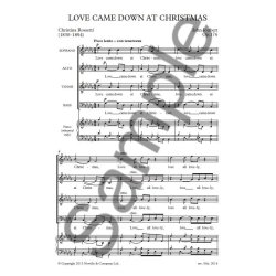 John Joubert: Love Came Down At Christmas (Unaccompanied SATB)