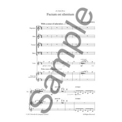 Patrick Hawes: Factum Est Silentium (Vocal Score)