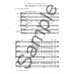 Paul Mealor: The Shadow Of Thy Cross - Vocal Score