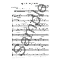 Patrick Hawes: Quanta Qualia (Alto Saxophone Part)