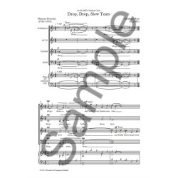 Graham Ross: Drop, Drop, Slow Tears - For SATB Divisi Chorus Unaccompanied