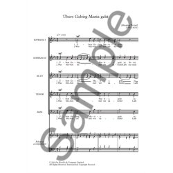 Johannes Eccard: &Uuml;bers Gebirg Maria Geht