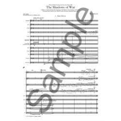 Paul Mealor: The Shadows Of War (Full Score)