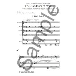 Paul Mealor: The Shadows Of War (Vocal Score)