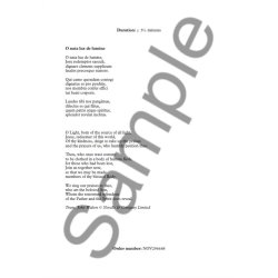 Carl R&uuml;tti: O Nata Lux De Lumine