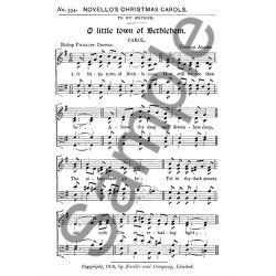 Thomas Adams: O Little Town Of Bethlehem - SATB