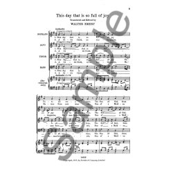 Walter Emery: This Day That Is So Full Of Joy Satb/Piano