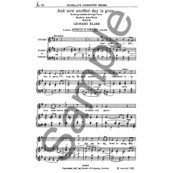 Leonard Blake: And Now Another Day Is Gone