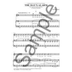 Hurd A Day's Alarm 5 Songs For Baritone &amp; Piano