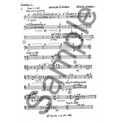 Edward Gregson: Sonata For Four Trombones (Parts)