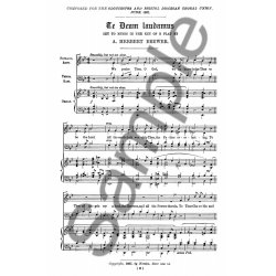 A. Herbert Brewer: Te Deum In B Flat
