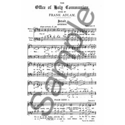 Frank Adlam: The Office Of The Holy Communion In D