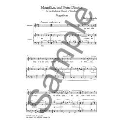 Herbert Howells: Magnificat And Nunc Dimittis (Hereford) Satb/Organ