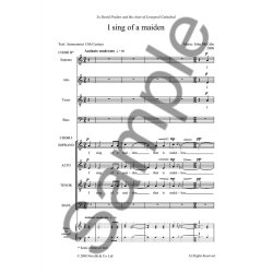 John McCabe: I Sing Of A Maiden (SATB)