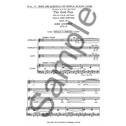 Joubert: The God Pan (Vocal Score)