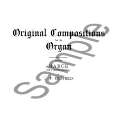 E. Townshend Driffield: March For A Church Festival