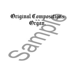 E. Townshend Driffield: Andante (Ave Maria)/Fugue - Organ