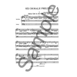 Johann Gottfried Walther: Six Organ Preludes For Organ