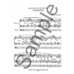 Thiman: Improvisation On Crimond for Organ