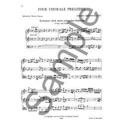 Johann Christoph Oley: Four Chorale Preludes For Organ