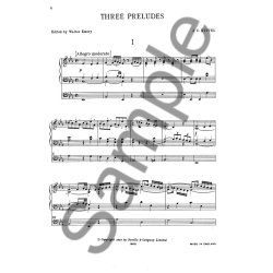Johann Christian Kittel: Three Preludes For Organ