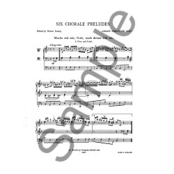 Johann Christoph Oley: Six Chorale Preludes For Organ