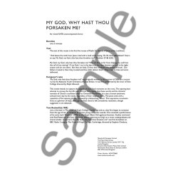 Tom Recknell: My God, Why Hast Thou Forsaken Me?