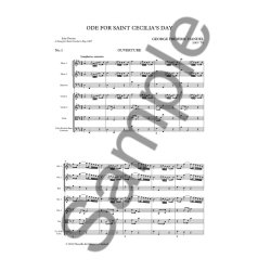 George Frideric Handel: Ode For Saint Cecilia's Day (Full Score)