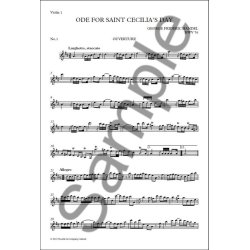 Ode For Saint Cecilia's Day (Violin 1)
