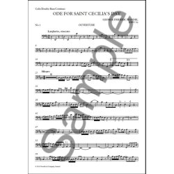 Ode For Saint Cecilia's Day (Cello, Double Bass and Continuo)