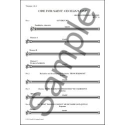Ode For Saint Cecilia's Day (Basson, Timpani, Flute, Oboe 1 and  Trumpet 1&amp; 2)