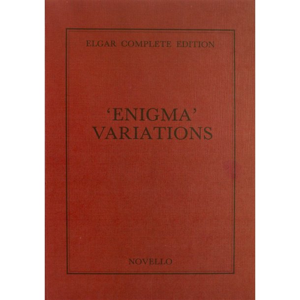 Edward Elgar: Enigma Variations Complete Edition (Full Score - Paper)