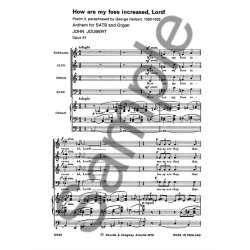 John Joubert: How Are My Foes Increased, Lord! Op.61