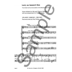 Orlando Gibbons: Lord, We Beseech Thee
