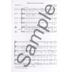 Rejoice In The Lord Always (Tudor Anthems)