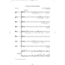 Orlando Gibbons: O Clap Your Hands Together (Tudor Anthems)