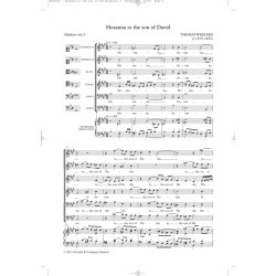 Thomas Weelkes: Hosanna To The Son Of David (Tudor Anthems)