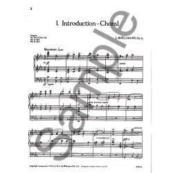 Leon Boellmann: Suite Gothique For Organ Op.25