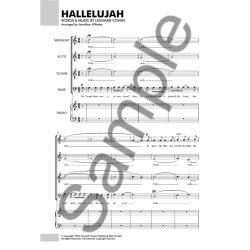 Leonard Cohen: Hallelujah (SATB/Piano)