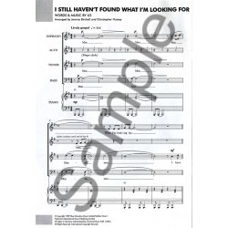 U2: I Still Haven't Found What I'm Looking For (SATB/Piano)