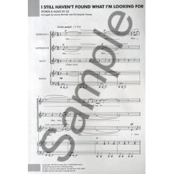 U2: I Still Haven't Found What I'm Looking For (SSA/Piano)