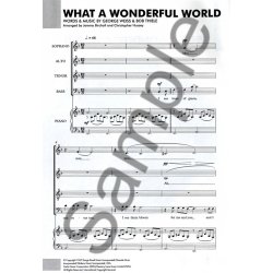 Louis Armstrong: What A Wonderful World (SATB/Piano)