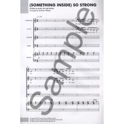 Labi Siffre: (Something Inside) So Strong - SATB/Piano
