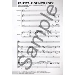 The Pogues/Kirsty MacColl: Fairytale Of New York (SATB/Piano)