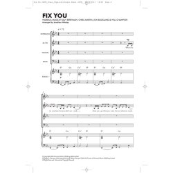 Coldplay: Fix You (SATB/Piano)