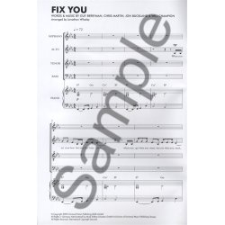 Coldplay: Fix You (SATB/Piano)