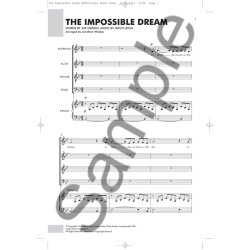 Mitch Leigh/Joe Darion: The Impossible Dream - SATB/Piano