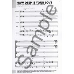 The Bee Gees: How Deep Is Your Love - SATB/Piano