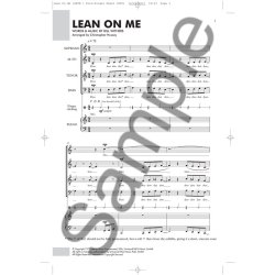 Bill Withers: Lean On Me - SATB/Piano